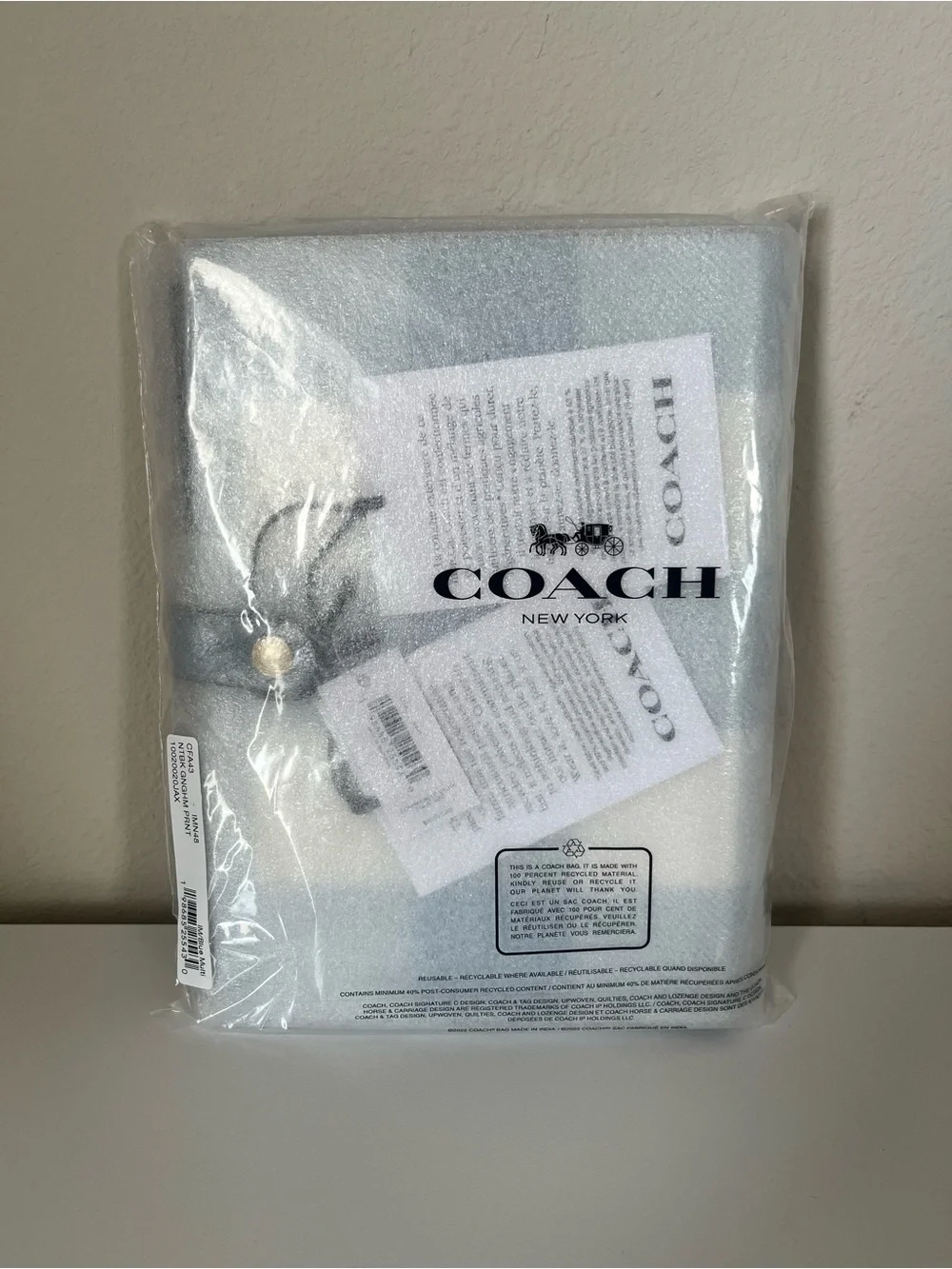 Coach Notebook With Gingham Print🎈🎈